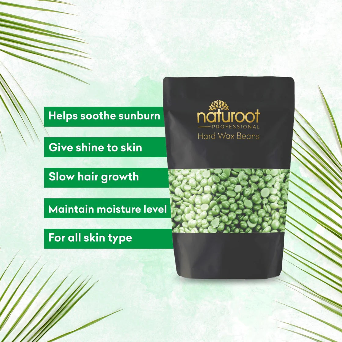 White Chocolate Hard Wax Bean with Aloevera Hard Wax Bean