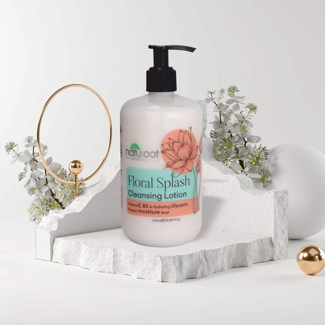 Arebian Oud Massage Cream with Floral Cleansing Lotion