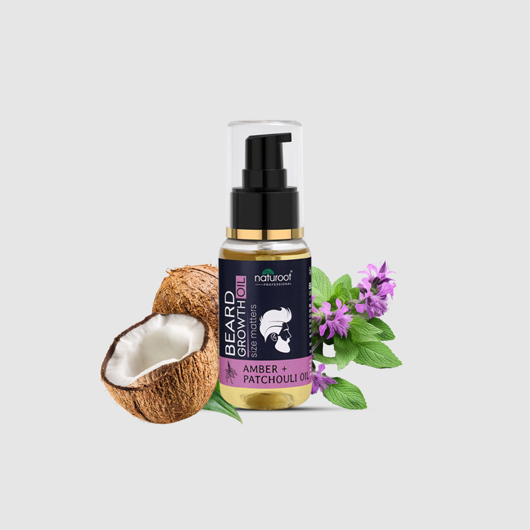 Naturoot Amber & Patchouli Oil Beard Growth Oil