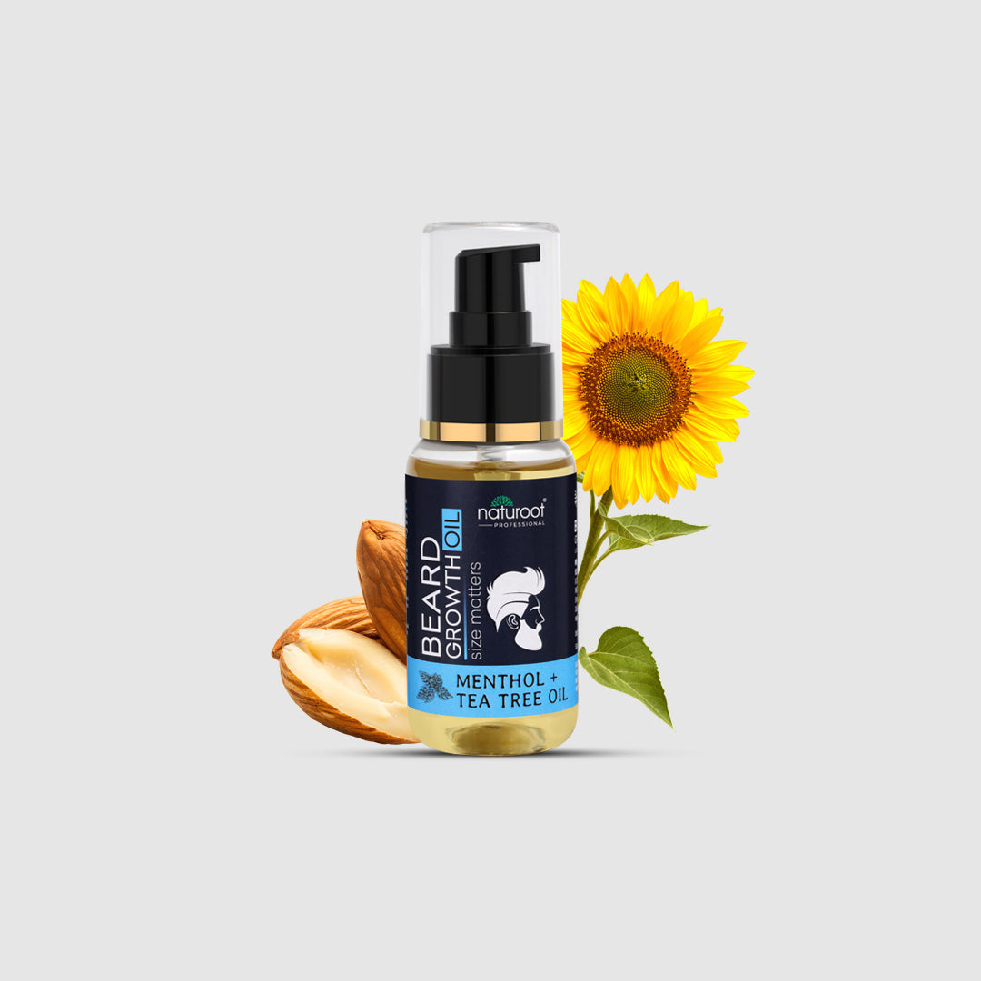 Naturoot Menthol & Tea Tree Oil Beard Growth Oil