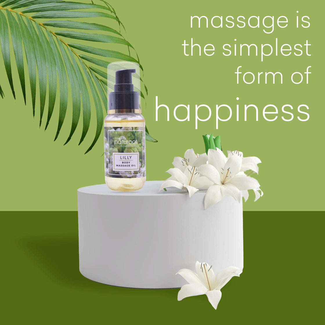 Lily Body Massage Oil