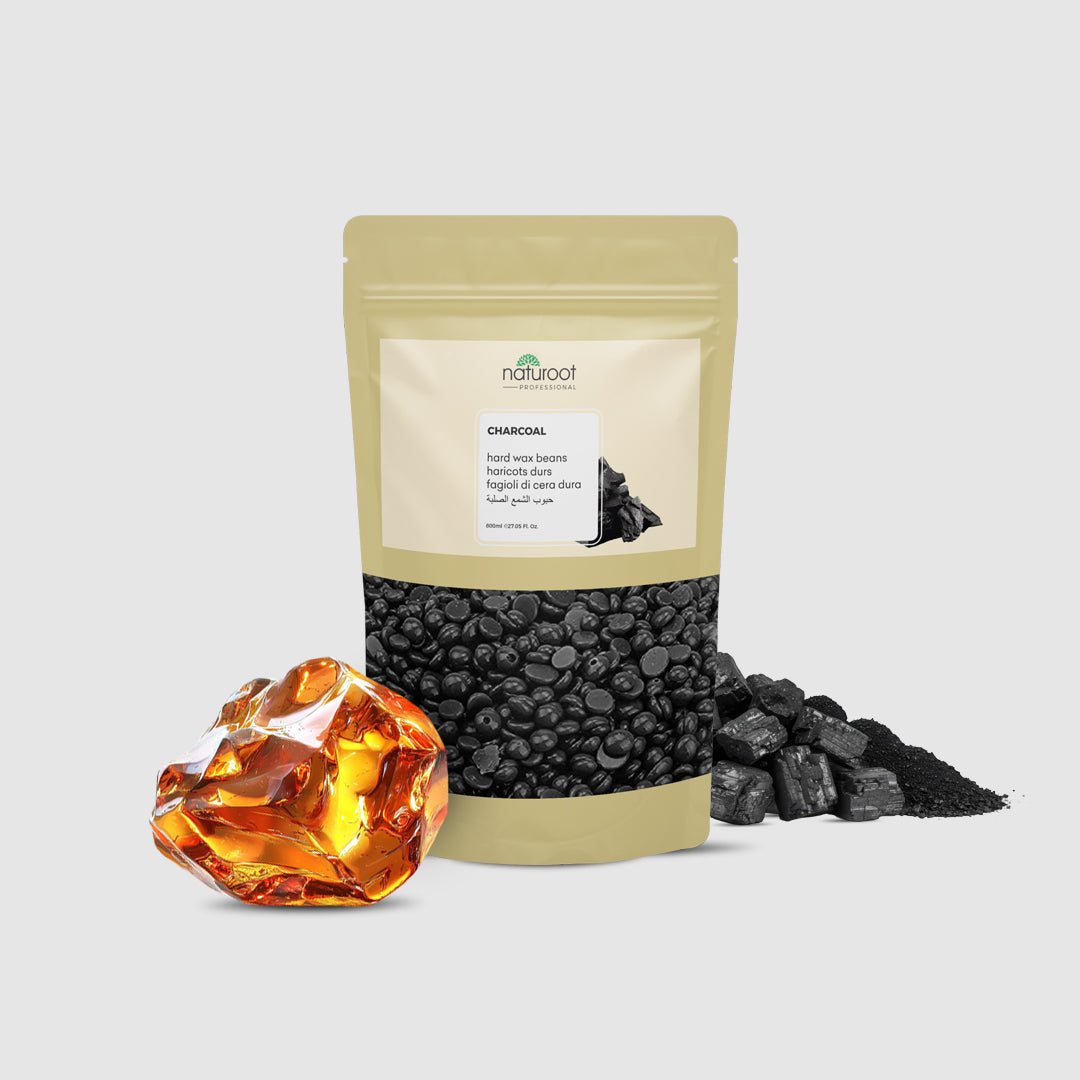 Naturoot Charcoal Hard Wax Beans