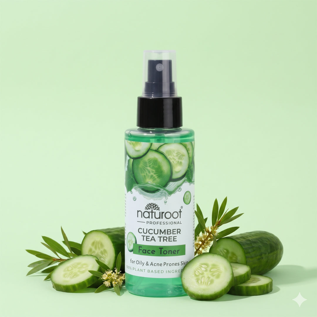 Cucumber & Tea Tree Face Toner For Fresh, Clear-Looking & Balanced Skin