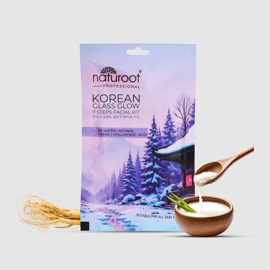 Naturoot Korean Glass Glow 7 Steps Facial Kit