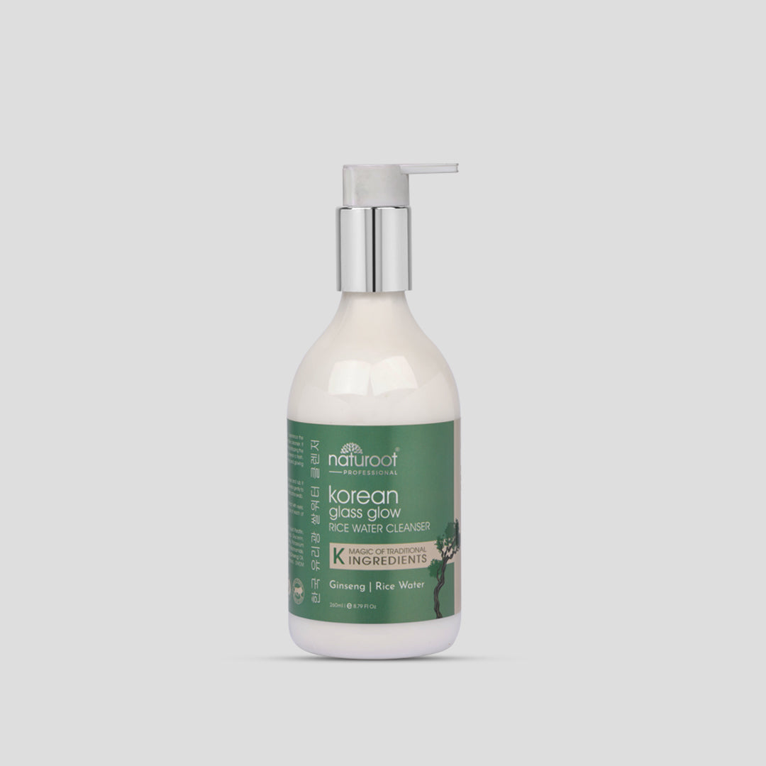 Naturoot Korean Glass Glow Rice Water Cleanser 260ml
