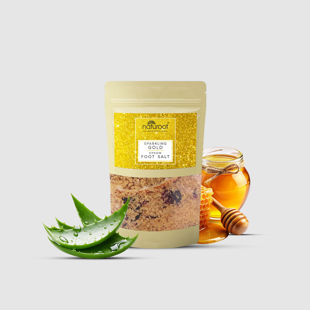 Naturoot Sparkling Gold Epsom Foot Salt