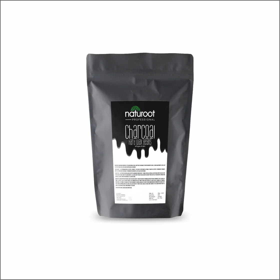 White Chocolate Hard Wax Bean with Charcoal Hard Wax Bean
