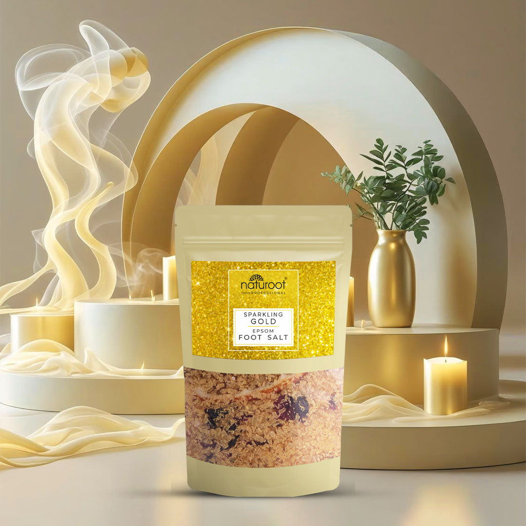 Naturoot Sparkling Gold Epsom Foot Salt