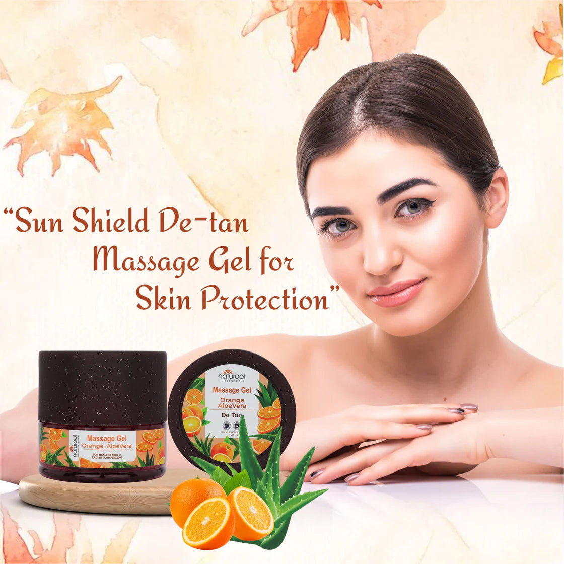 De-Tan Massage Cream with Scrub, Gel and Mask
