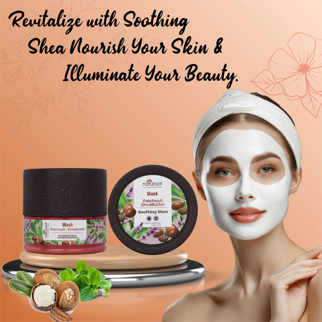 Soothing Shea Massage Cream with Luscious Apricot Scrub, Gel and Mask