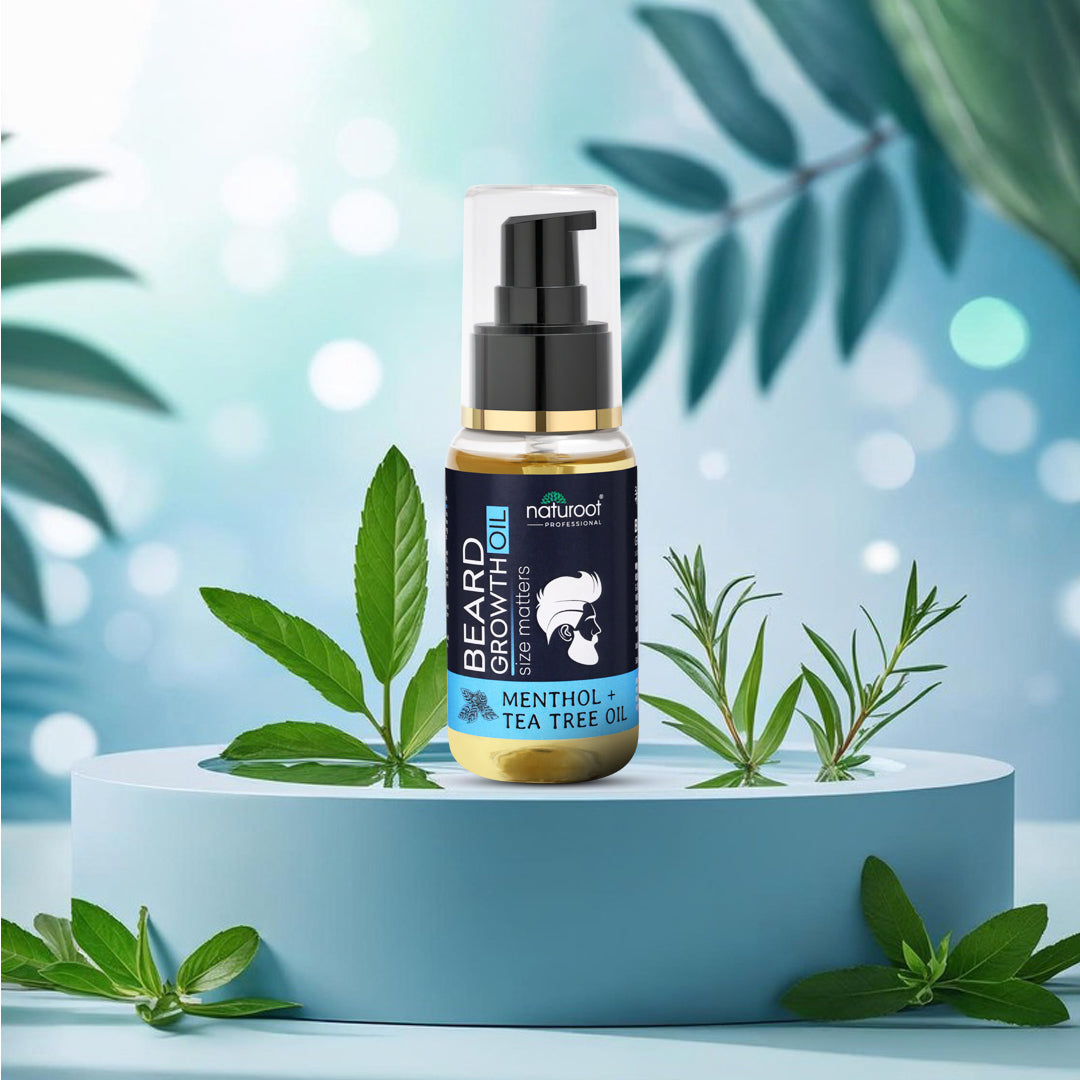 Naturoot Menthol & Tea Tree Oil Beard Growth Oil