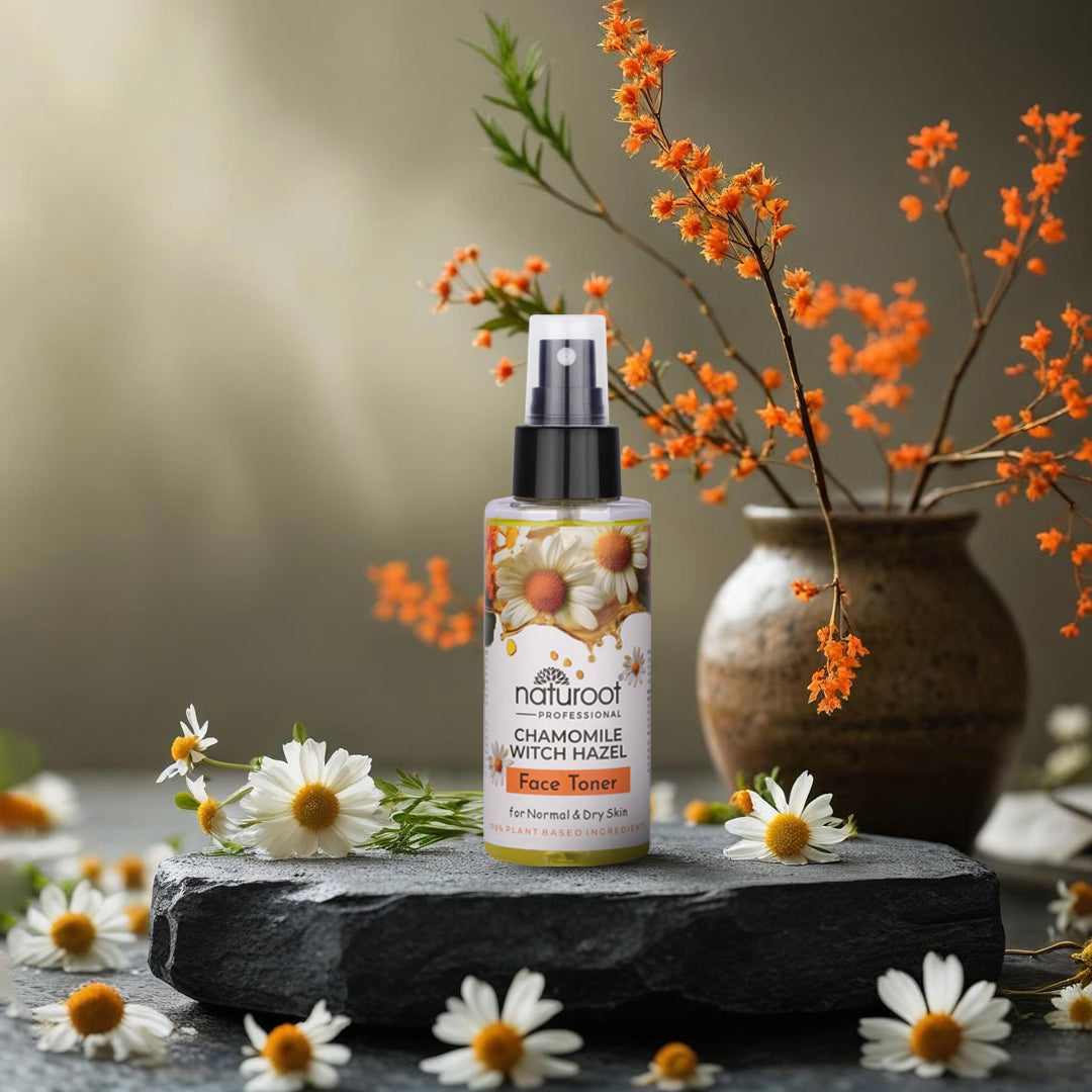 Chamomile & Witch Hazel Face Toner For Calming, Balanced & Fresh-Looking Skin