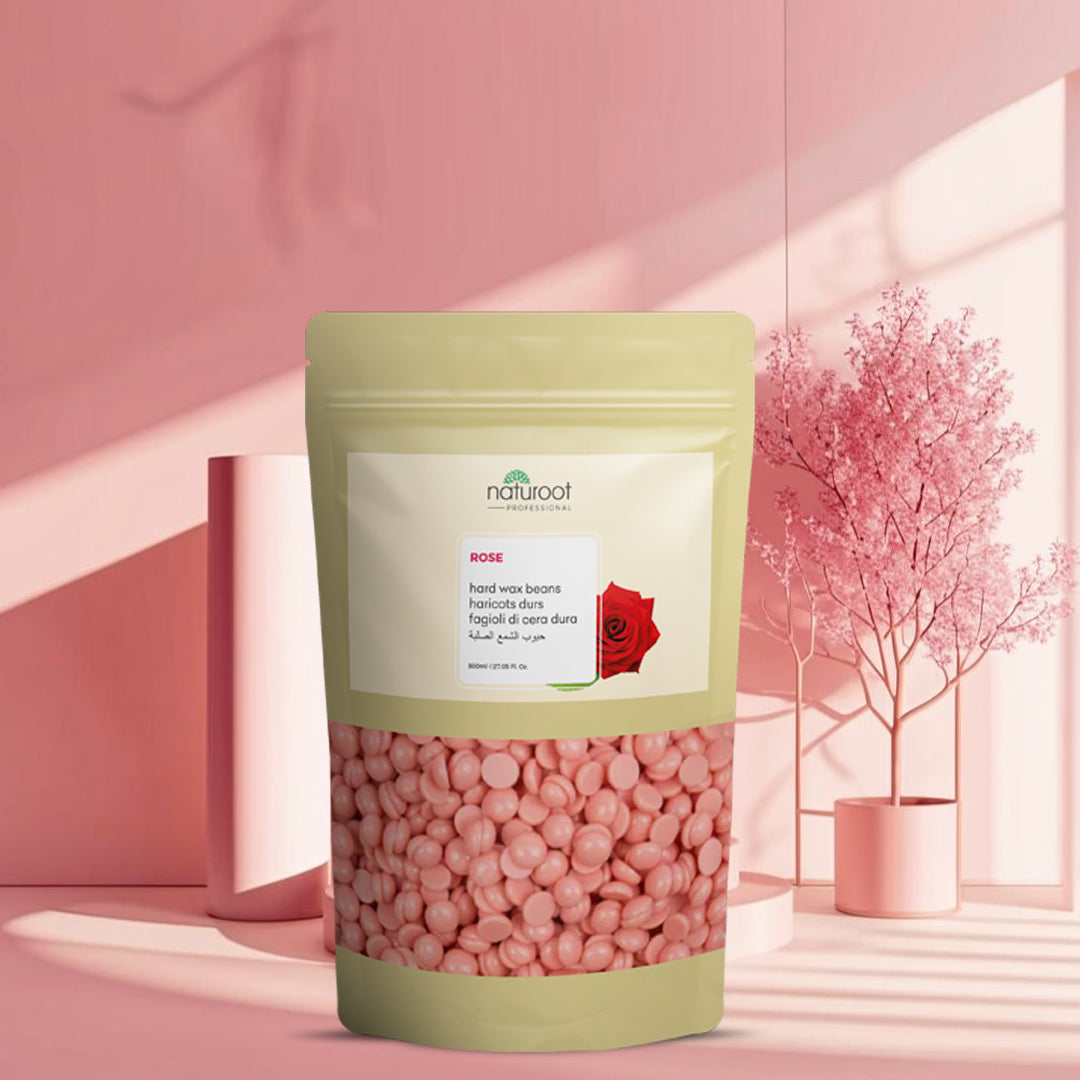 Naturoot Rose Hard Wax Beans