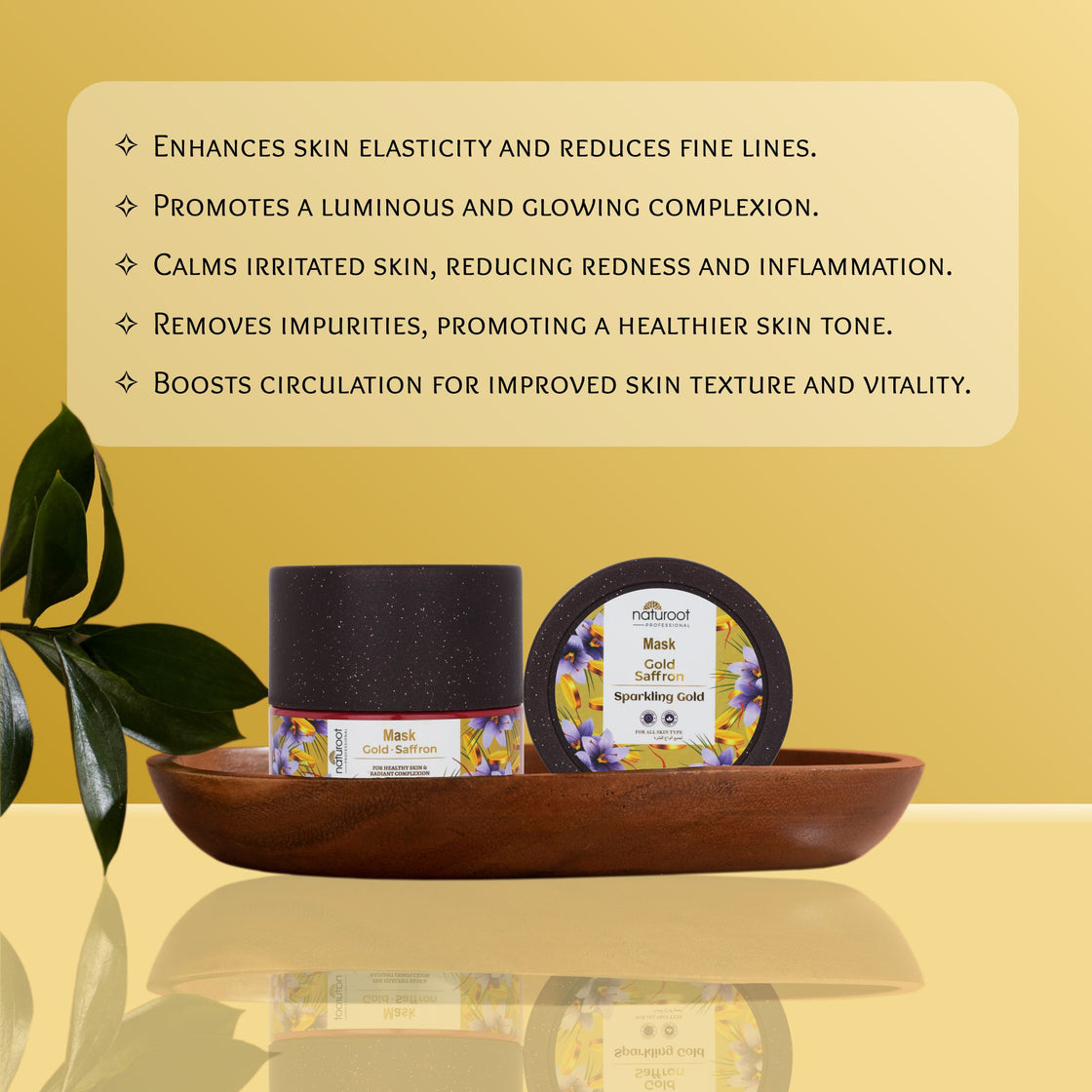 Sparkling Gold Face Mask