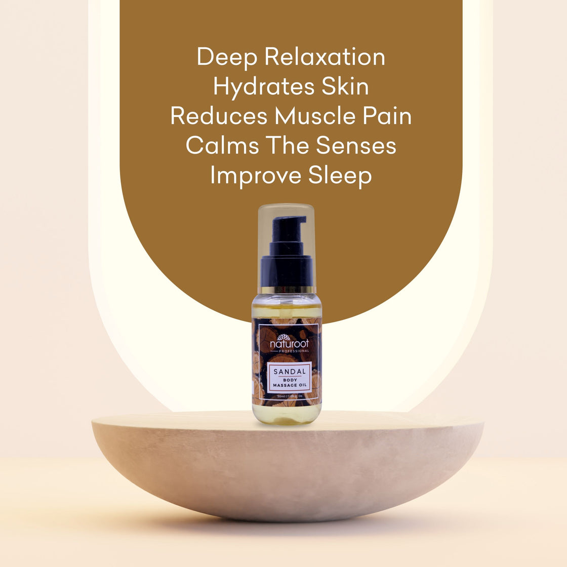 Sandalwood Body Massage Oil