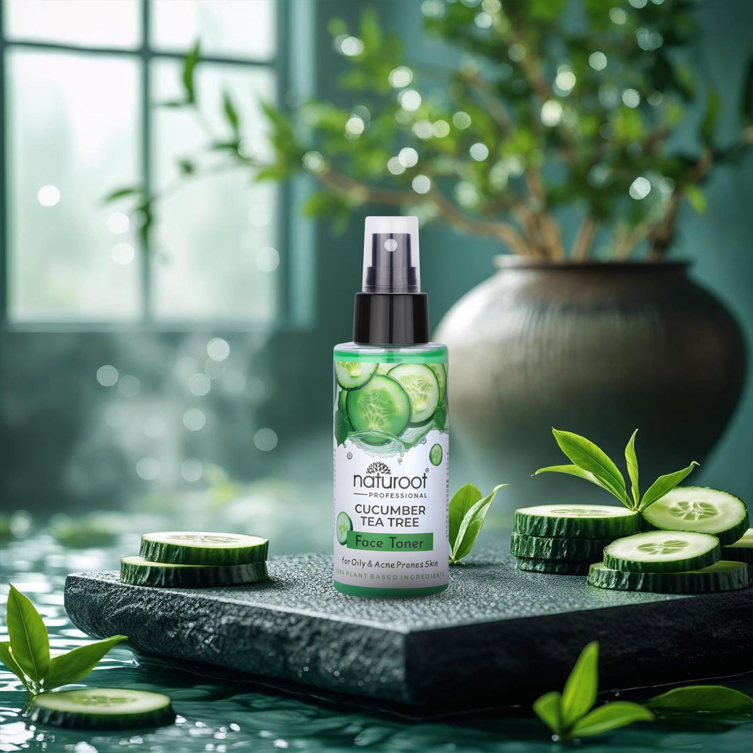 Cucumber & Tea Tree Face Toner For Fresh, Clear-Looking & Balanced Skin