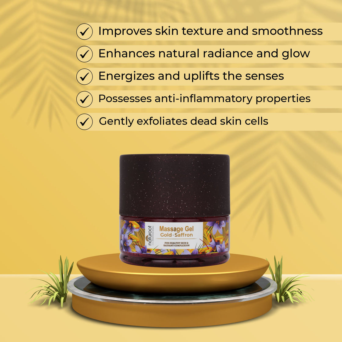 Sparkling Gold Massage Gel