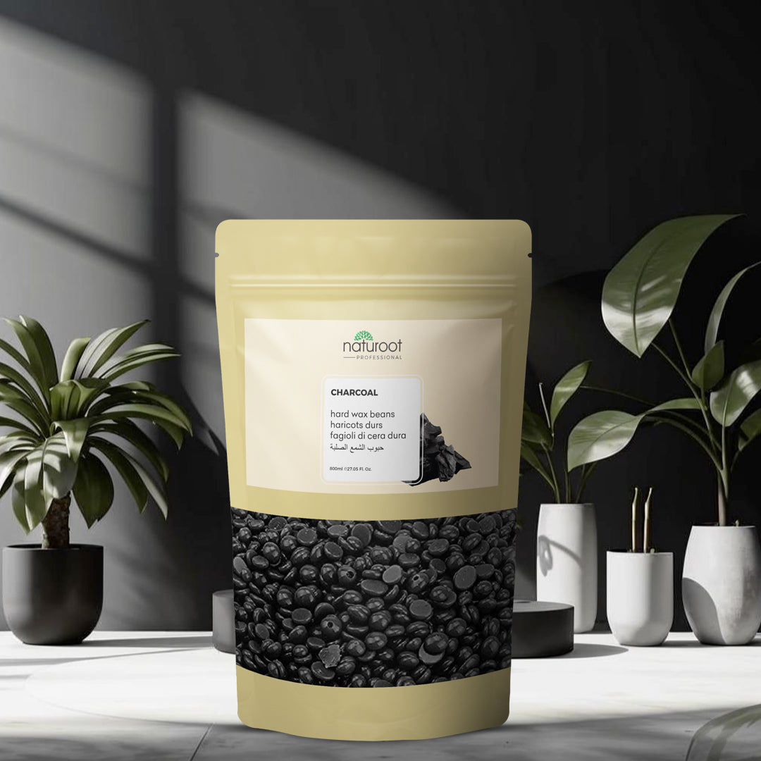 Naturoot Charcoal Hard Wax Beans