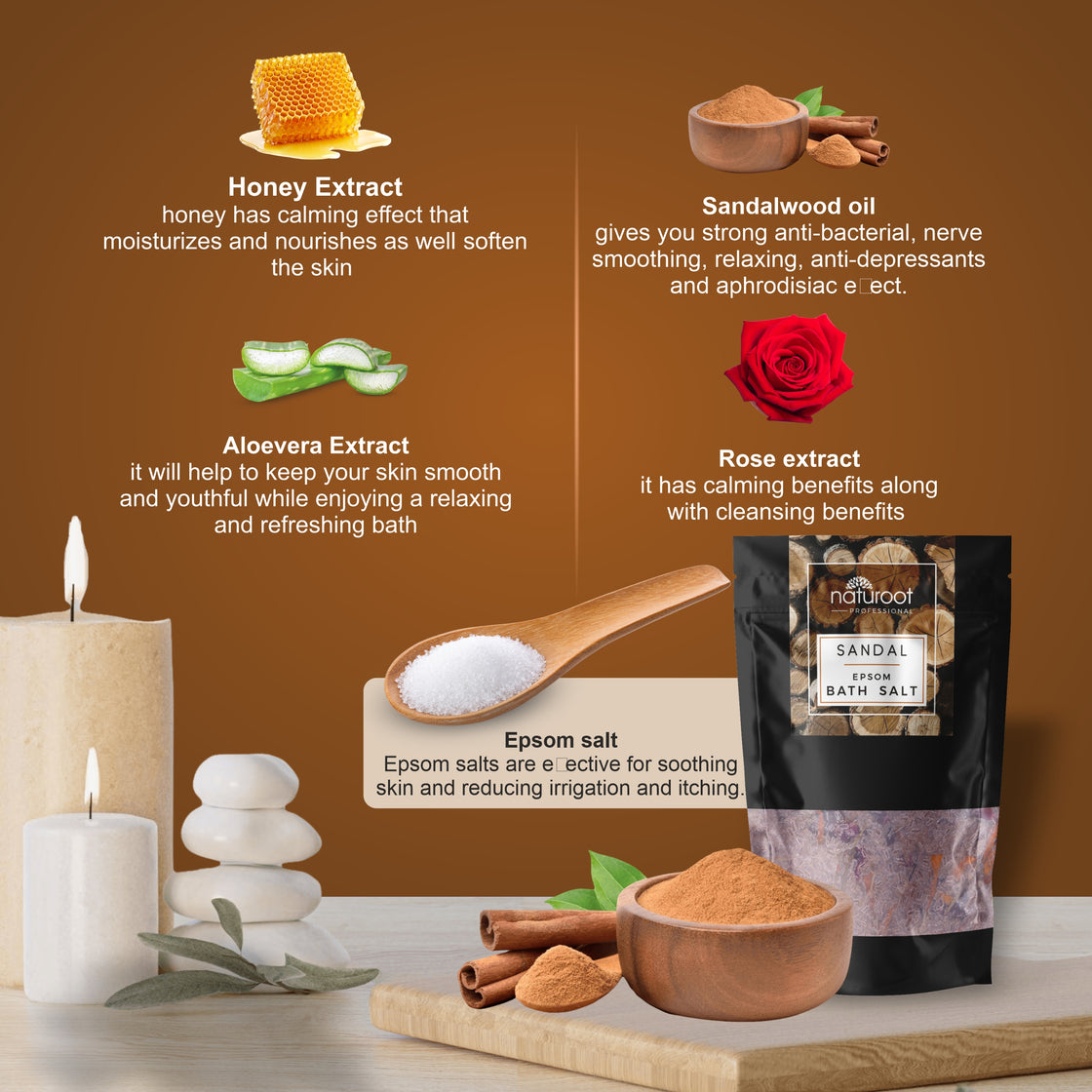 Sandal Epsom Bath Salt