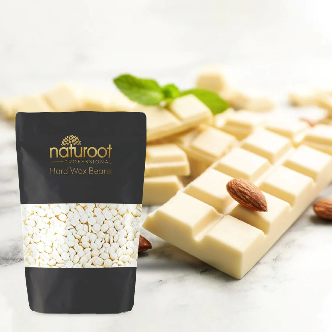 White Chocolate Hard Wax Bean with Rose Hard Wax Bean