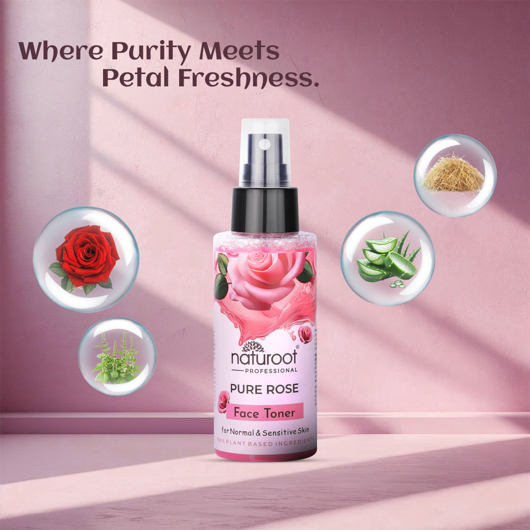 Pure Rose Face Toner With Rose Extract For Soft, Hydrated & Radiant Skin
