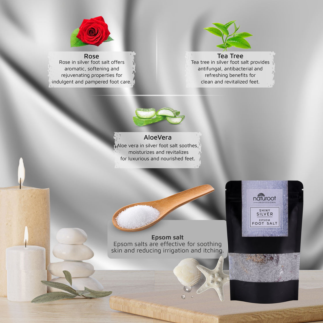 Shiny Silver Foot Salt