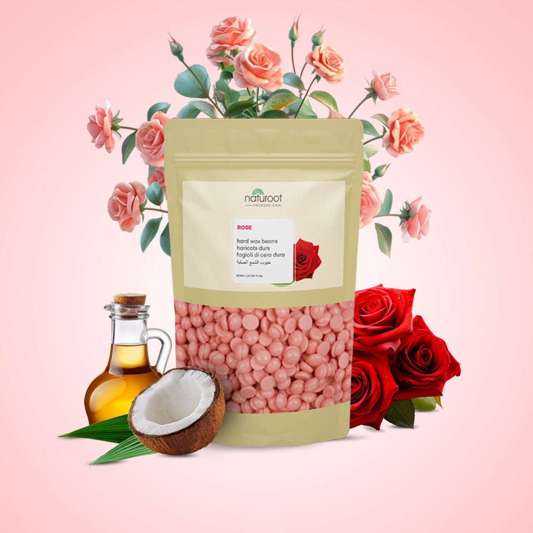 Naturoot Rose Hard Wax Beans
