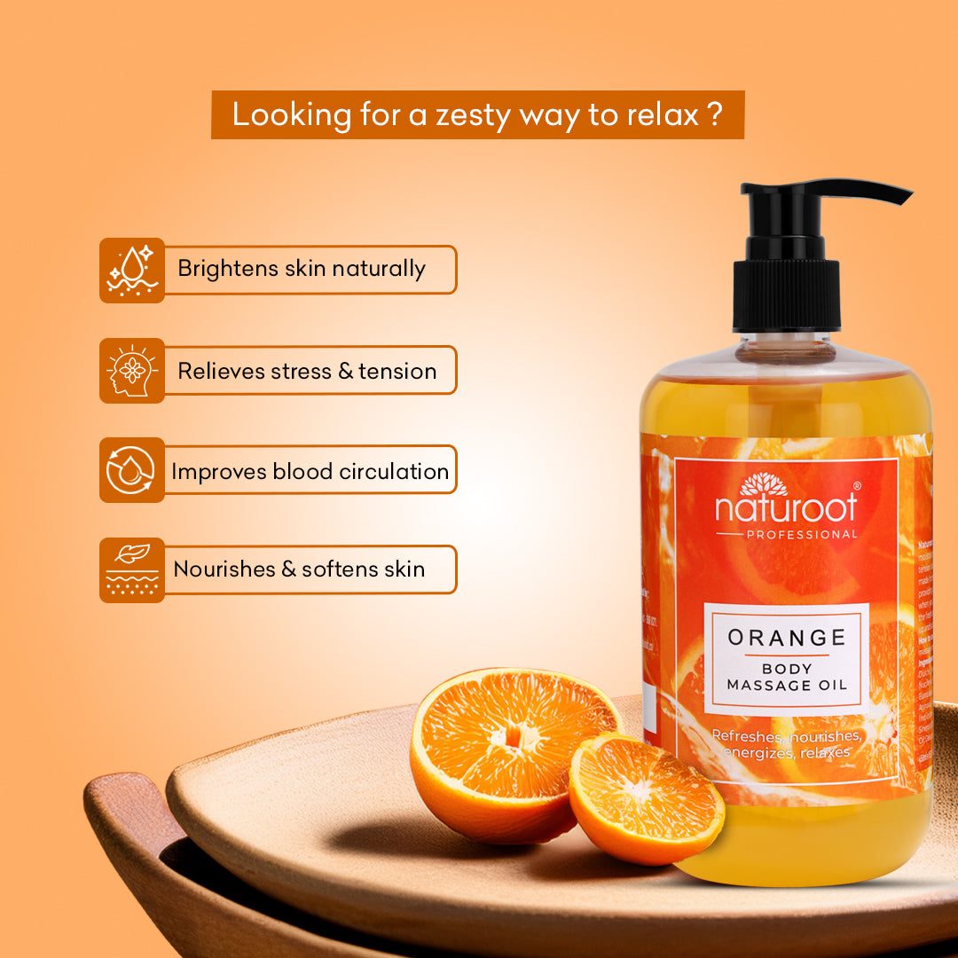 Naturoot Orange Body Massage Oil