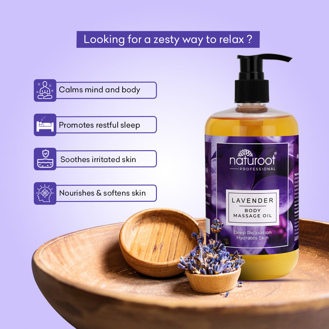 Naturoot Lavender Body Massage Oil