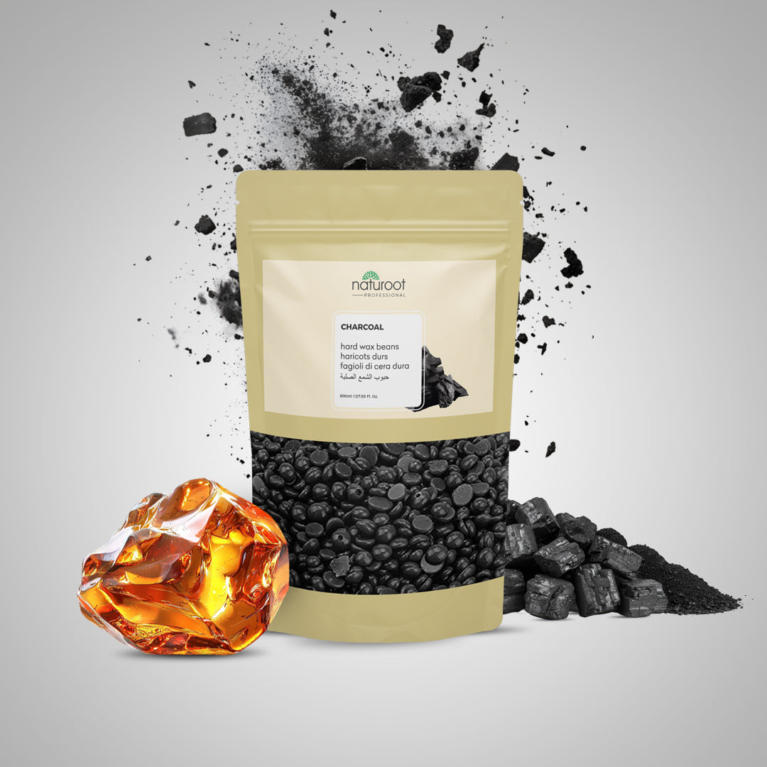 Naturoot Charcoal Hard Wax Beans