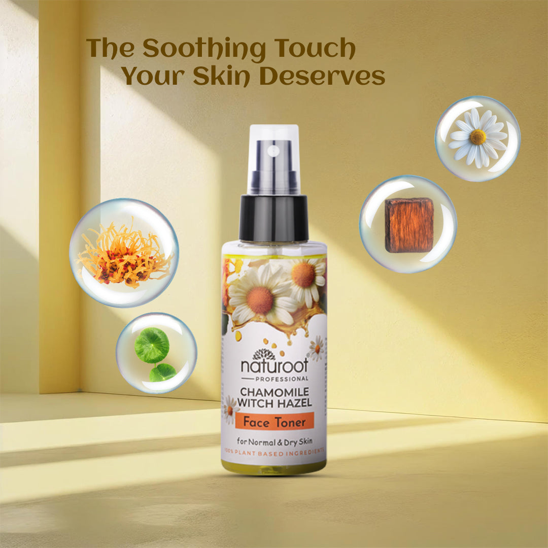 Chamomile & Witch Hazel Face Toner For Calming, Balanced & Fresh-Looking Skin