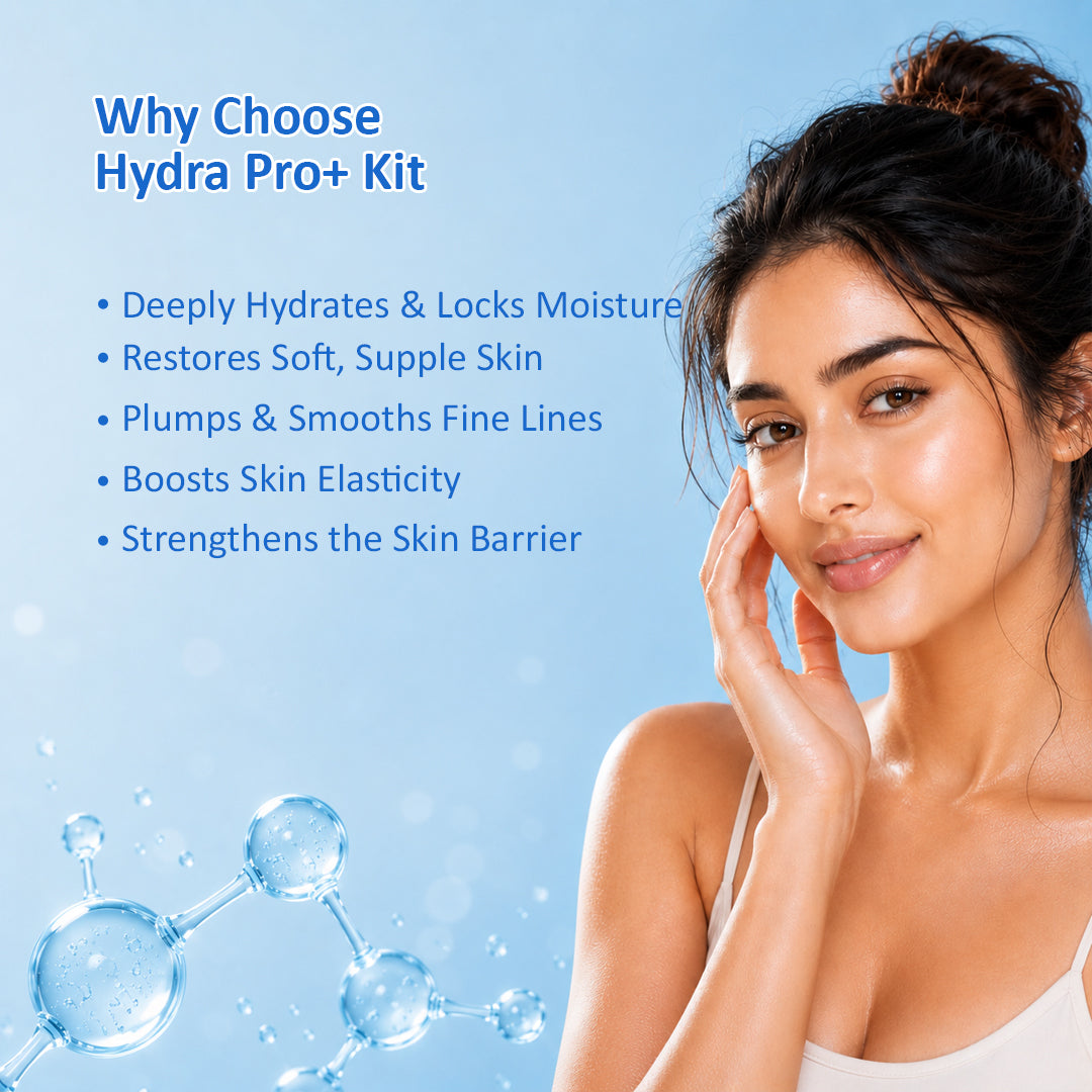 Hyaluronic Acid Hydra Pro+ Skin Treatment Kit (Set of 4)