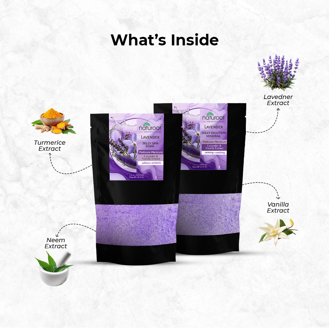 Naturoot Lavender Jelly Spa Kit