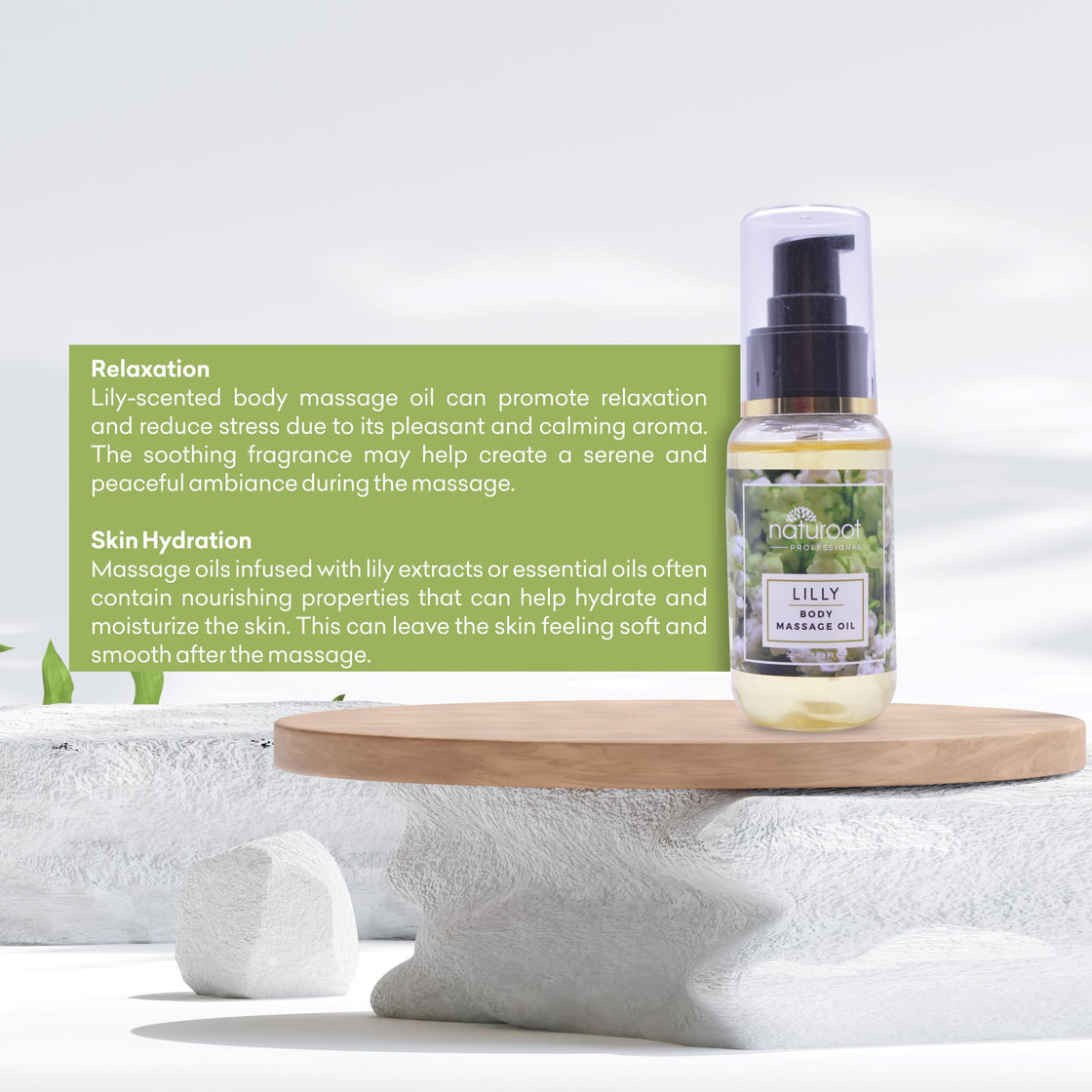 Lily Body Massage Oil