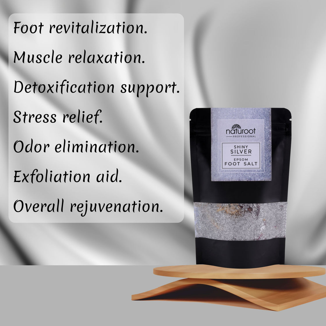 Shiny Silver Foot Salt