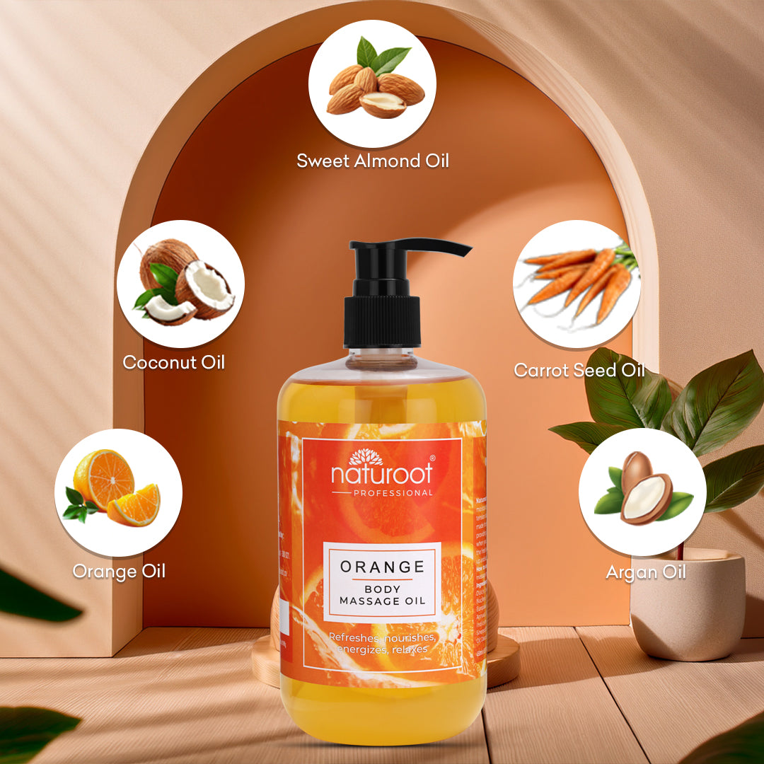 Naturoot Orange Body Massage Oil