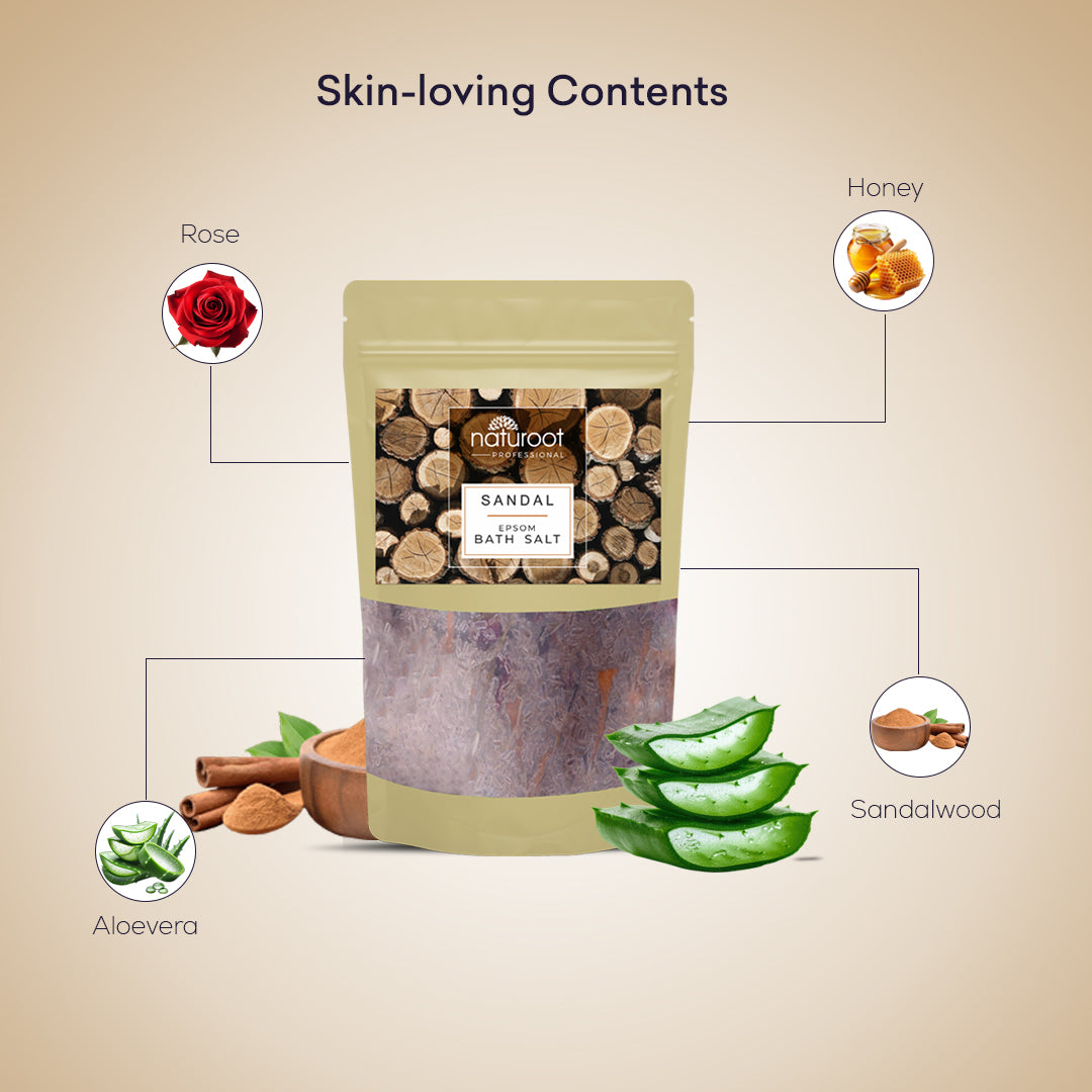 Naturoot Sandalwood Epsom Bath Salt