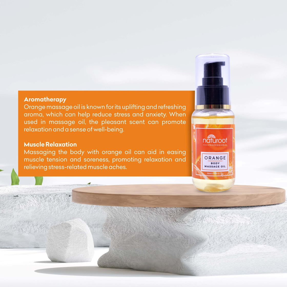 Orange Body Massage Oil