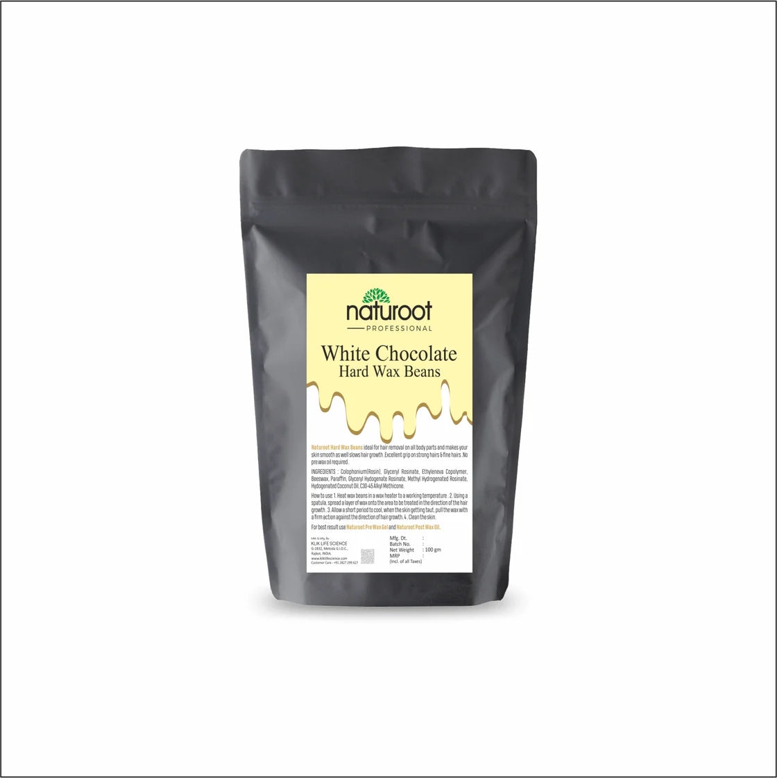 White Chocolate Hard Wax Bean with Aloevera Hard Wax Bean