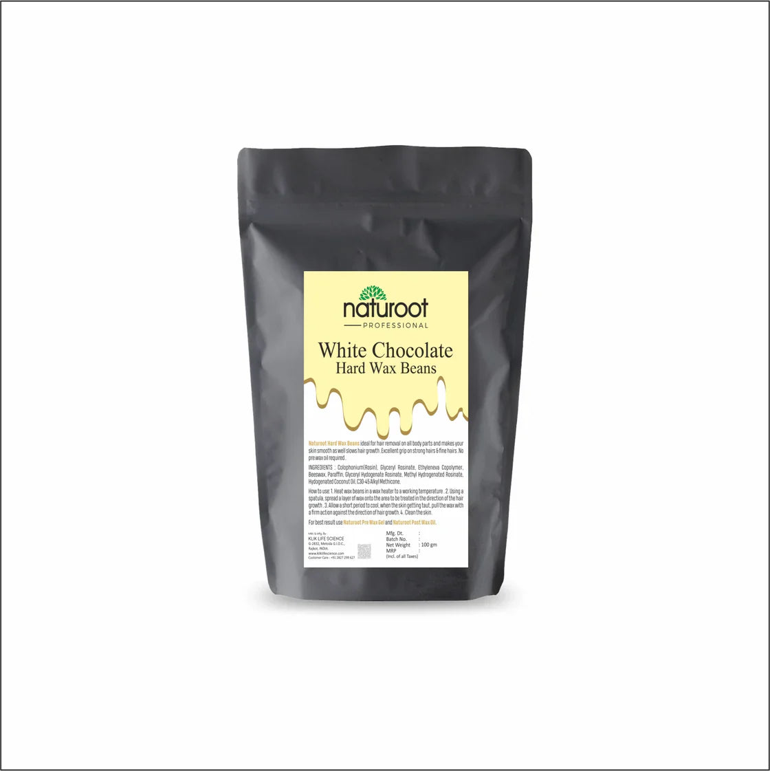 White Chocolate Hard Wax Bean with Charcoal Hard Wax Bean