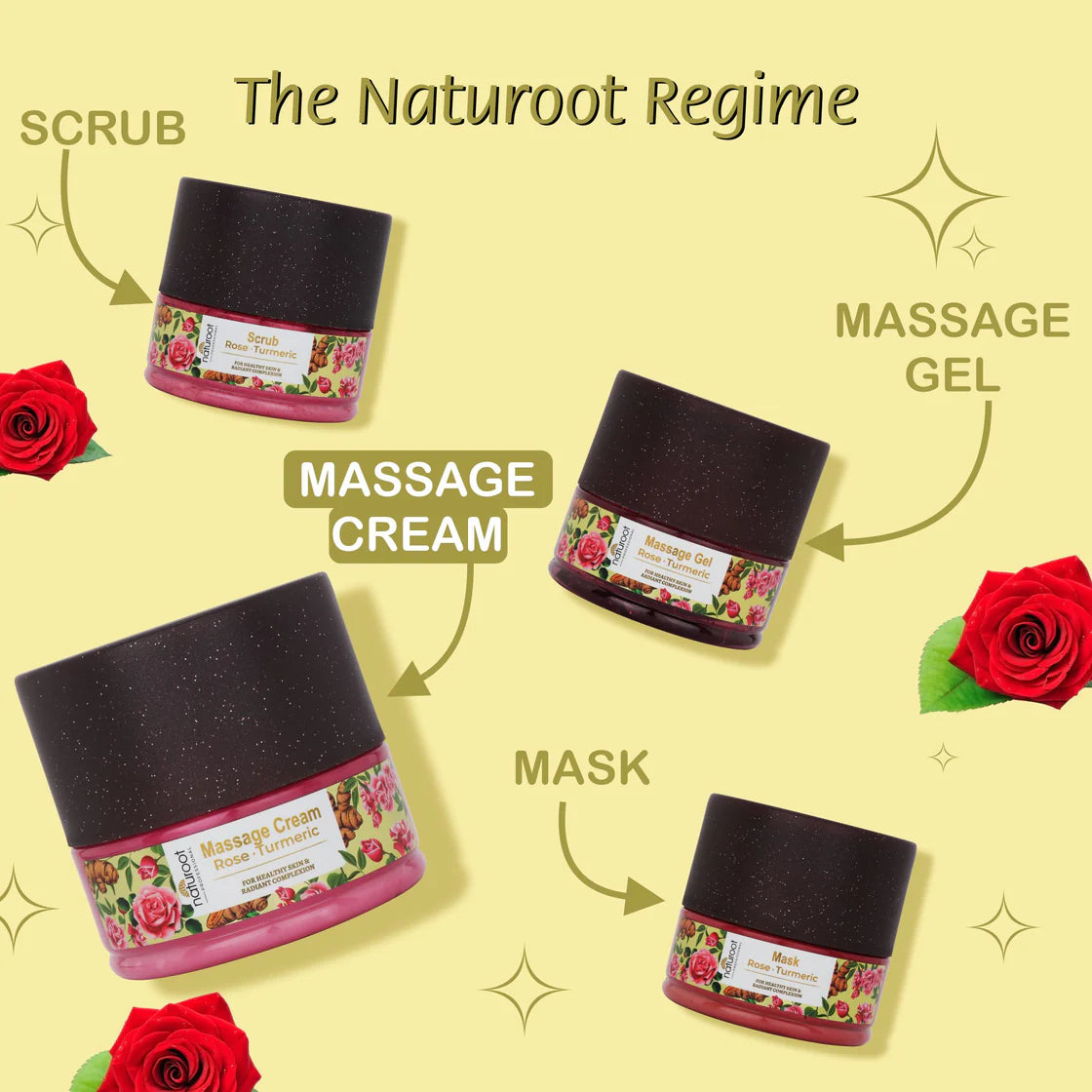 Ubtan Massage Cream with Floral Cleansing Lotion