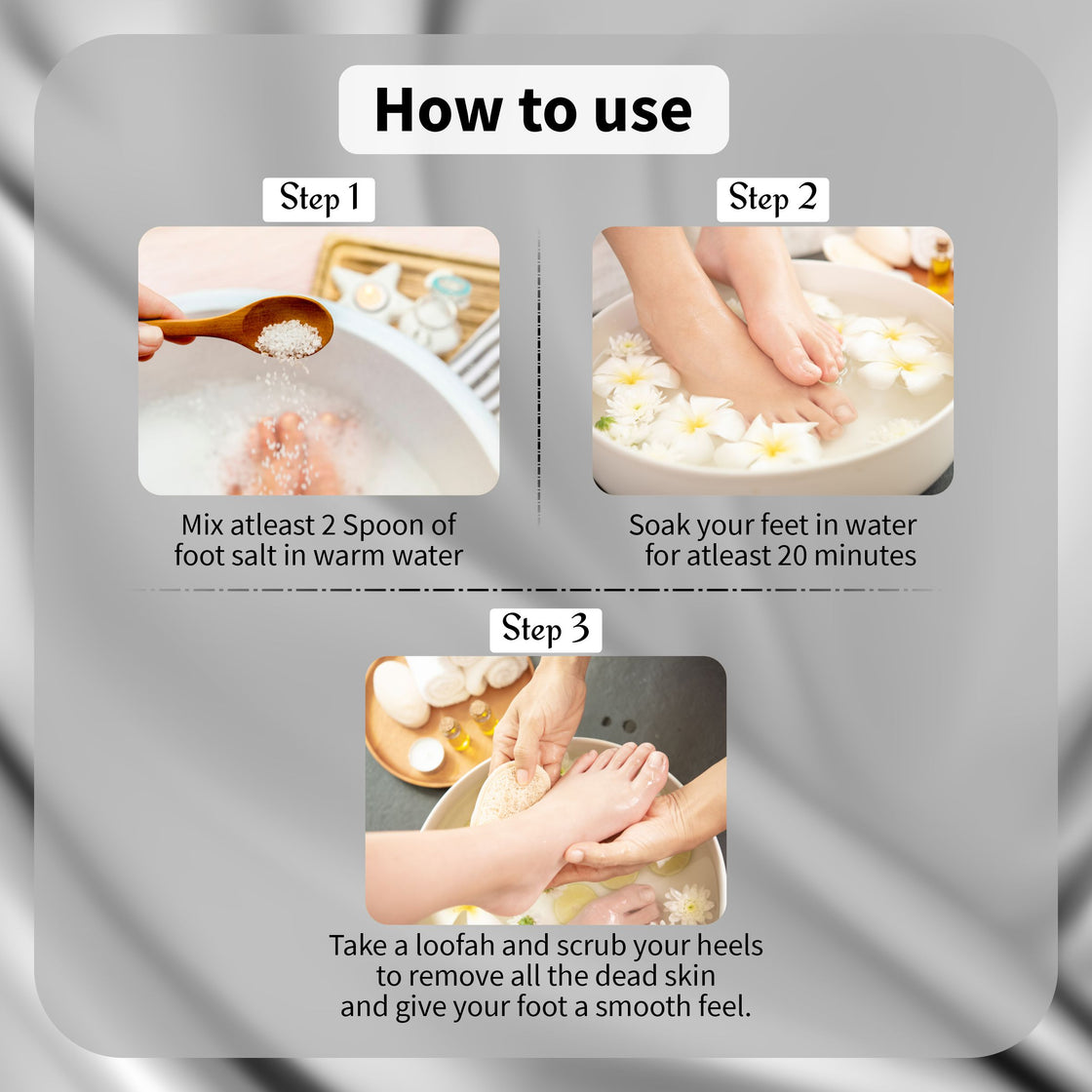 Shiny Silver Foot Salt