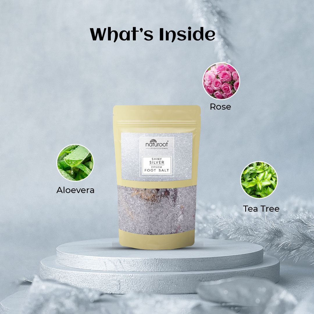 Naturoot Shine Silver Epsom Foot Salt