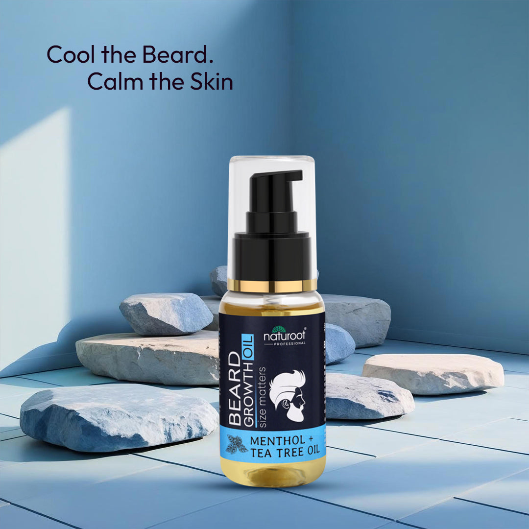 Naturoot Menthol & Tea Tree Oil Beard Growth Oil