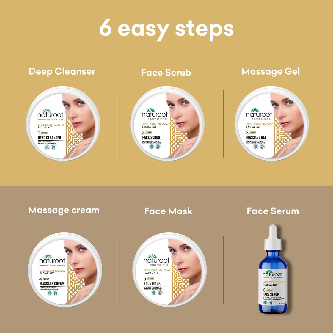 Golden Glow Facial kit with Serum