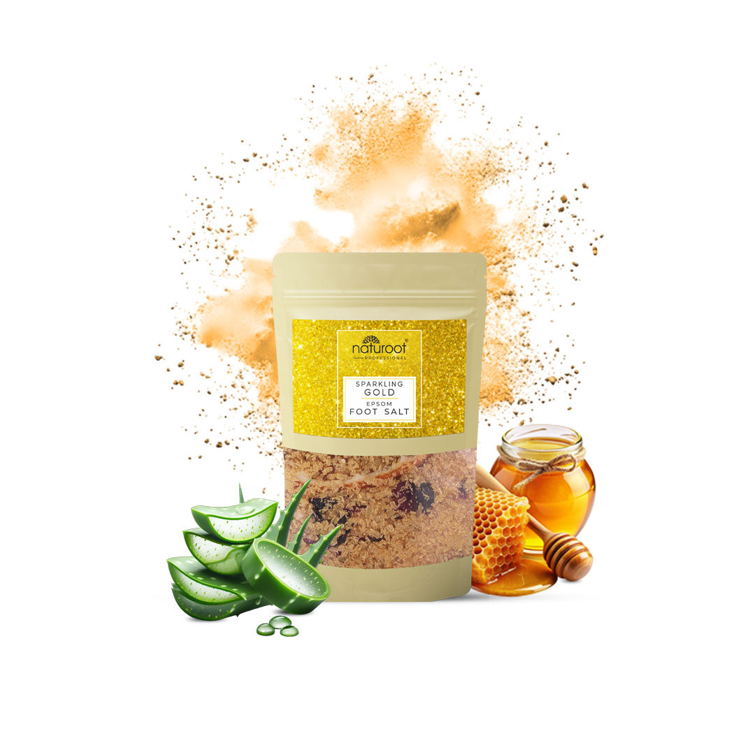 Naturoot Sparkling Gold Epsom Foot Salt
