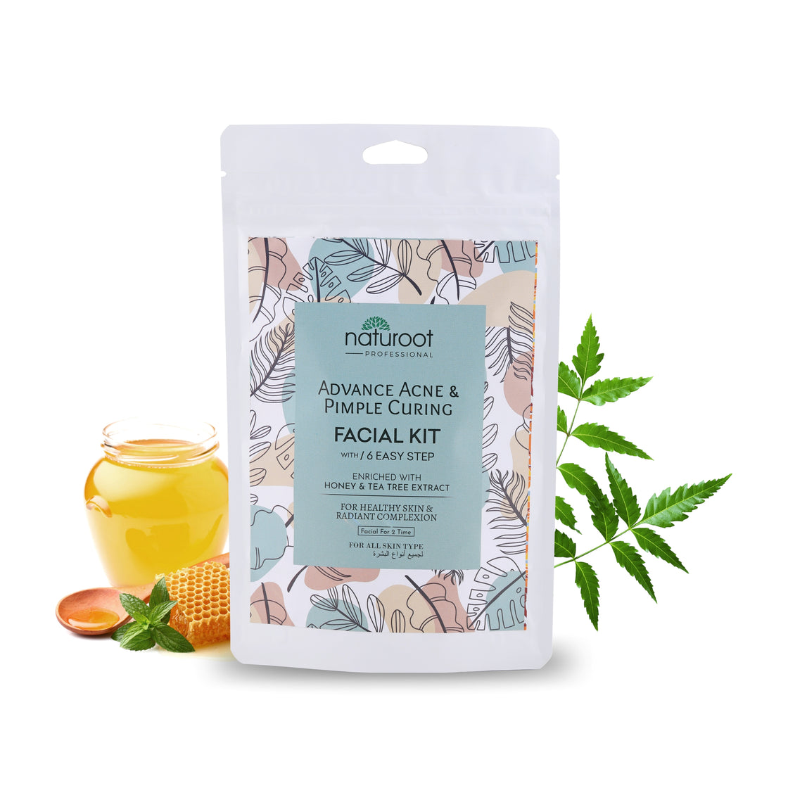 Lavender Crystal Shine Manicure Pedicure with Advance Acne & Pimple Curing Facial Kit