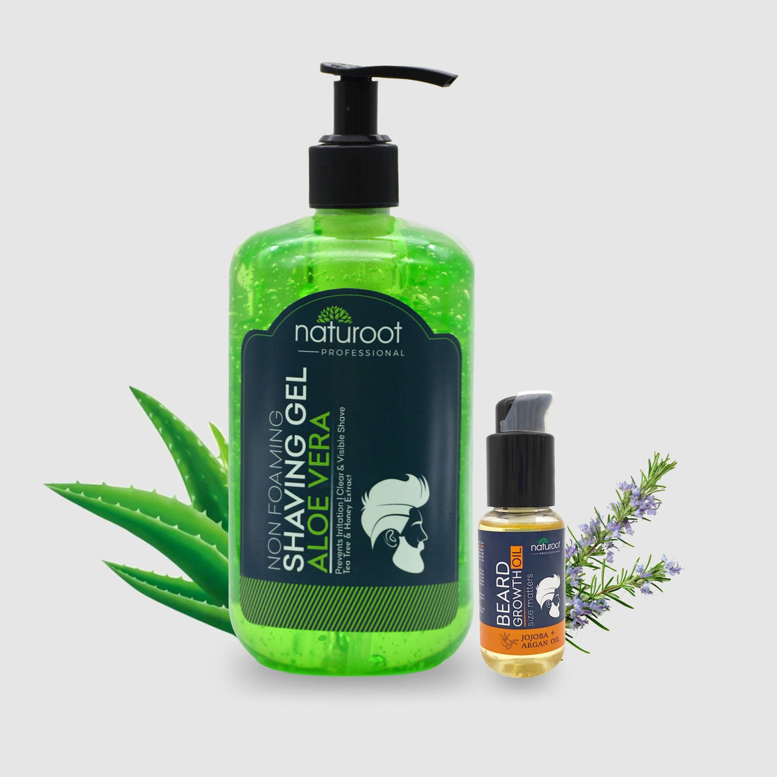 Aloevera Shaving Gel With Beard Oil