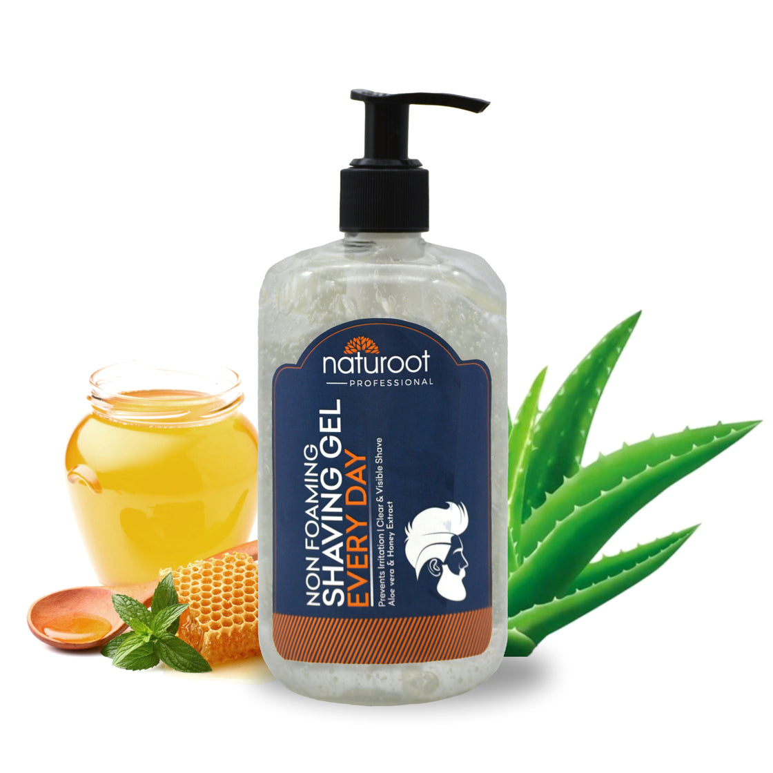 Everyday Non-Foaming Shaving Gel with Beard Growth Oil