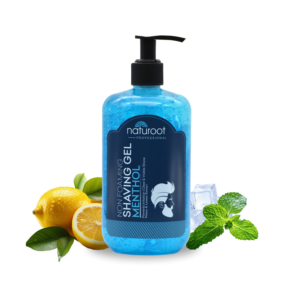 Menthol Non-Foaming Shaving Gel with Beard Growth Oil
